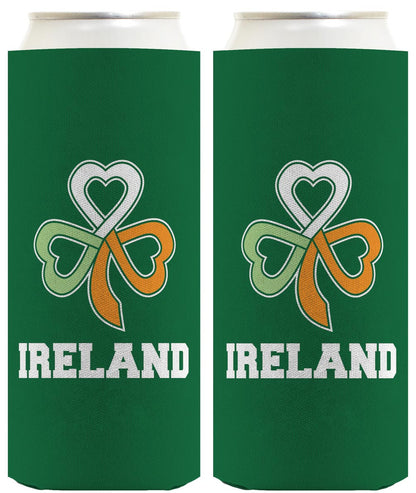Ireland Keltic Knot Shamrock Standard or Slim Can Thermocooler Drink Sleeve