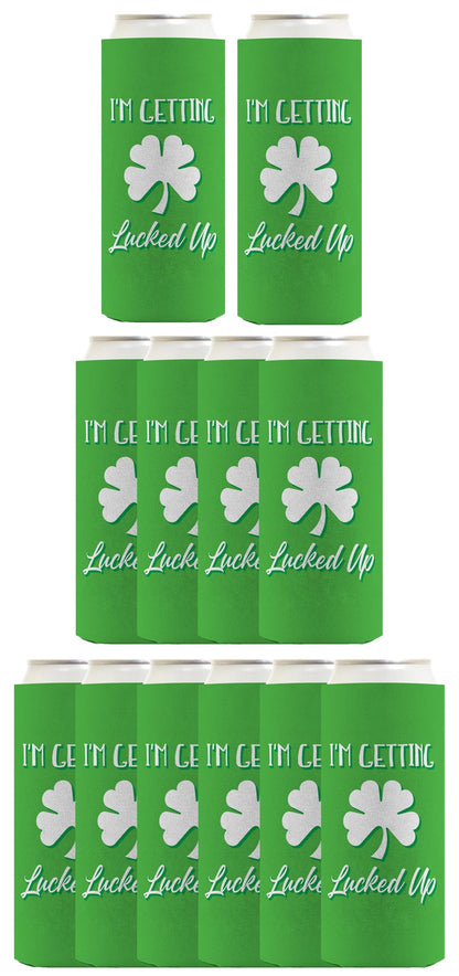 I'm Getting Lucked Up Standard or Slim Can Thermocooler Drink Sleeve