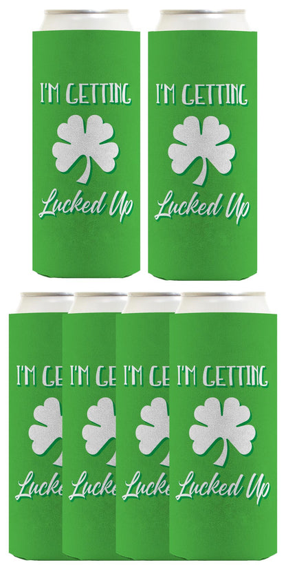 I'm Getting Lucked Up Standard or Slim Can Thermocooler Drink Sleeve