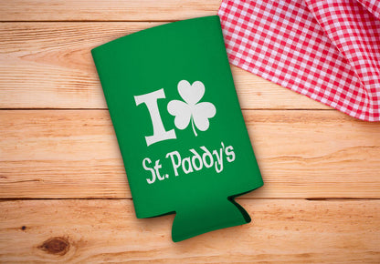 drink sleeve on a wood background