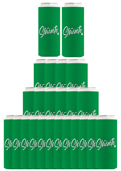 St Patricks Day Sliante Standard or Slim Can Thermocooler Drink Sleeve