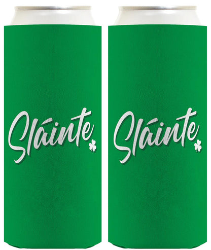 St Patricks Day Sliante Standard or Slim Can Thermocooler Drink Sleeve