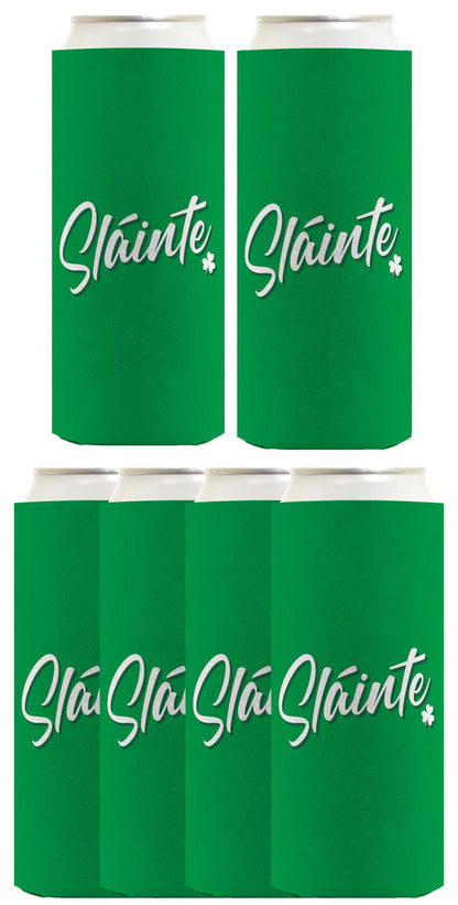 St Patricks Day Sliante Standard or Slim Can Thermocooler Drink Sleeve