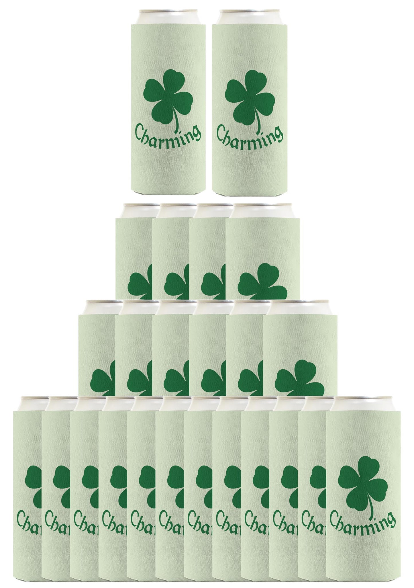 St Patricks Lucky Charming Standard or Slim Can Thermocooler Drink Sleeve