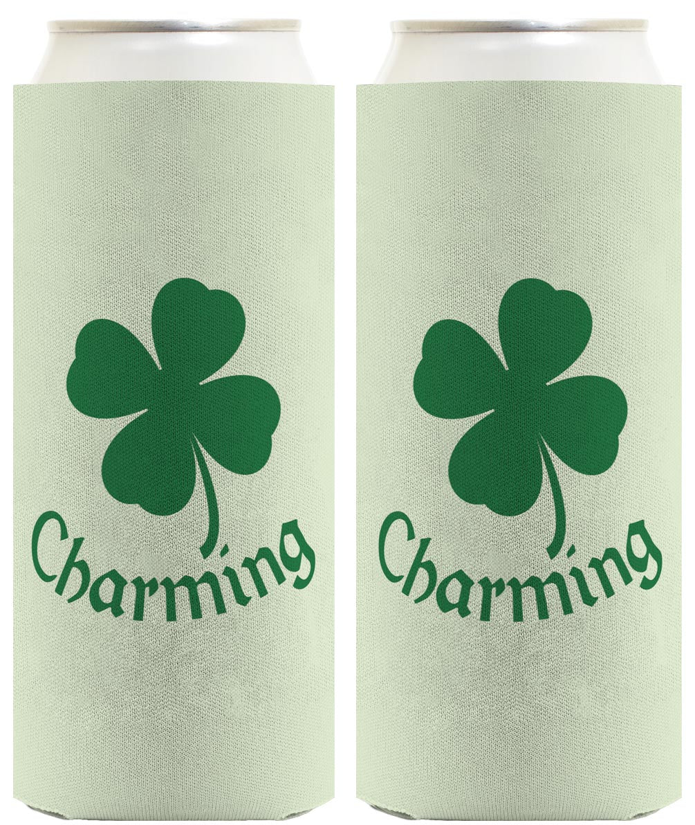 St Patricks Lucky Charming Standard or Slim Can Thermocooler Drink Sleeve