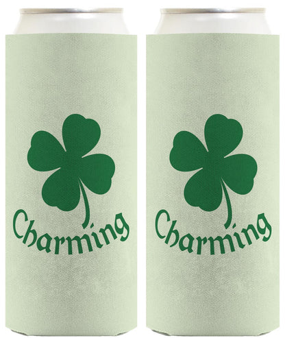 St Patricks Lucky Charming Standard or Slim Can Thermocooler Drink Sleeve