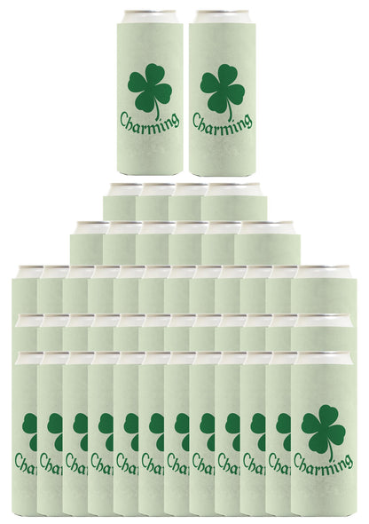 St Patricks Lucky Charming Standard or Slim Can Thermocooler Drink Sleeve
