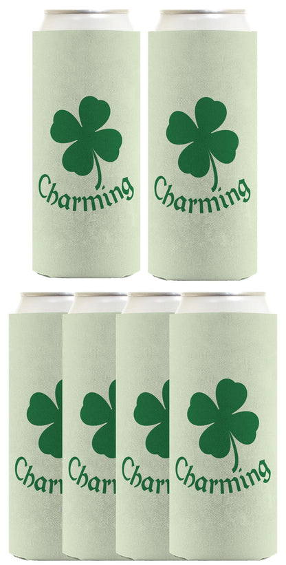 St Patricks Lucky Charming Standard or Slim Can Thermocooler Drink Sleeve