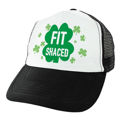 angle view of a trucker hat