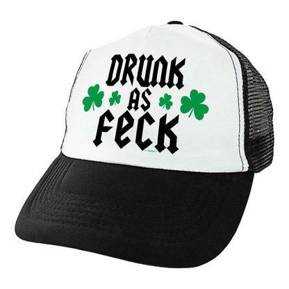 angle view of a trucker hat