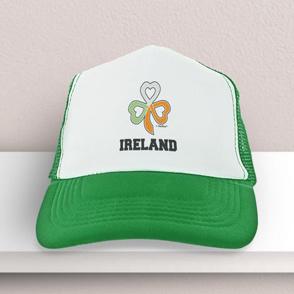 trucker hat on a shelf