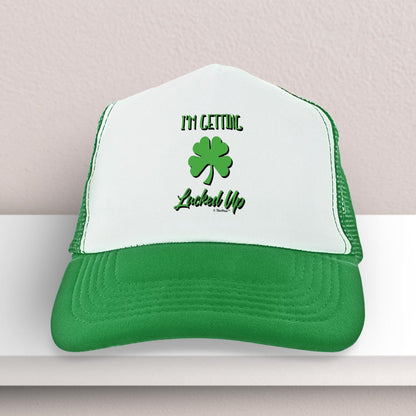 trucker hat on a shelf