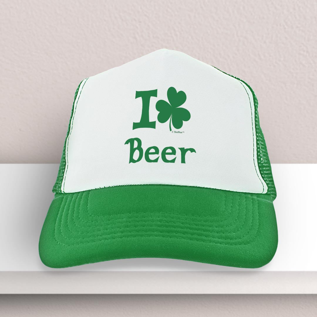 trucker hat on a shelf