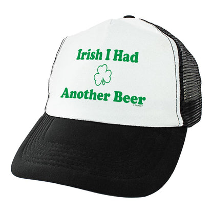 angle view of a trucker hat