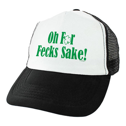 angle view of a trucker hat