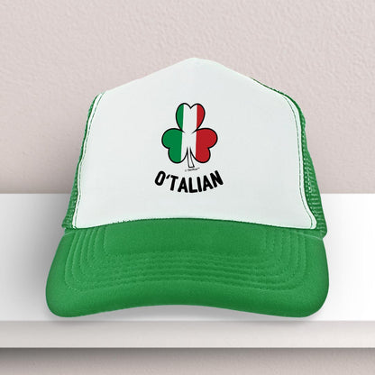 trucker hat on a shelf