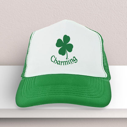 trucker hat on a shelf
