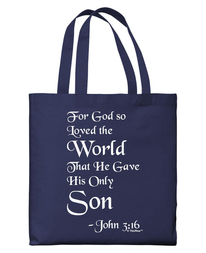 front view of tote bag