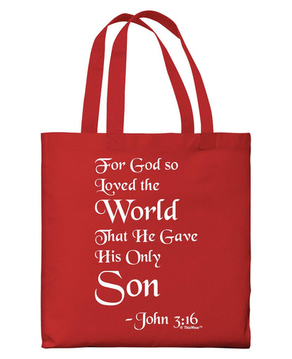 front view of tote bag