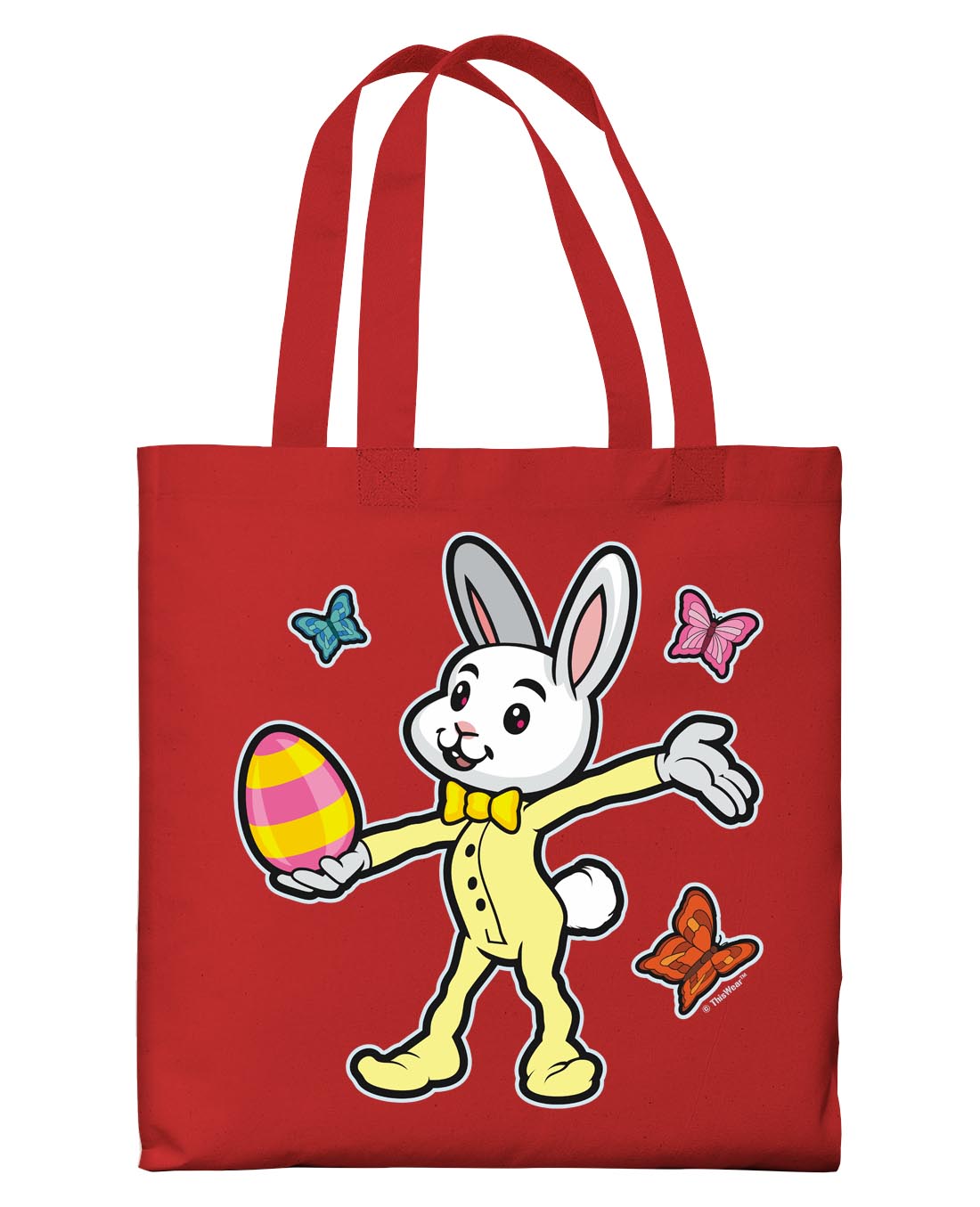 front view of tote bag