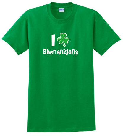 front of shirt green