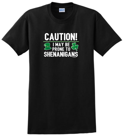 front of shirt black