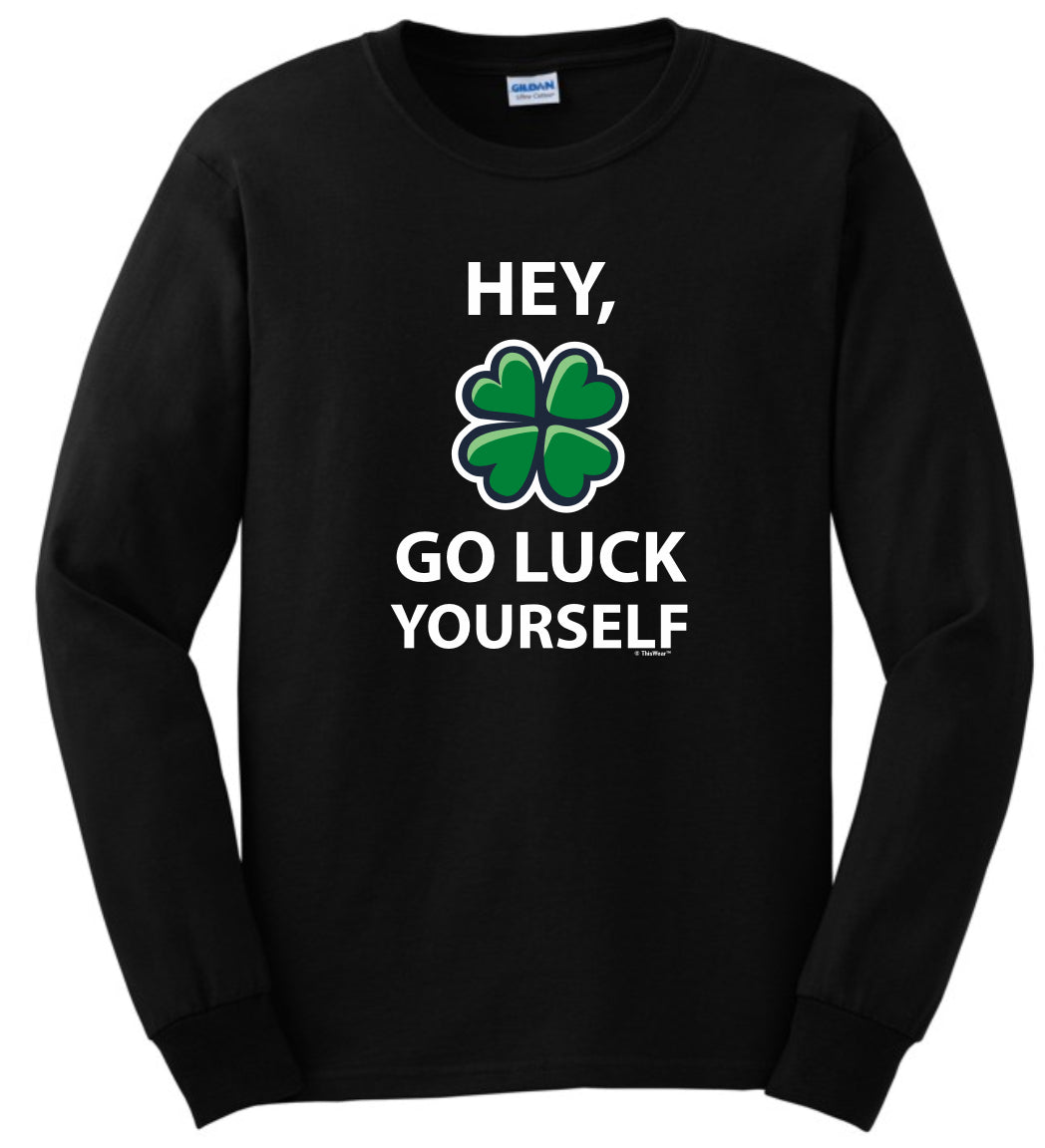 front of shirt black