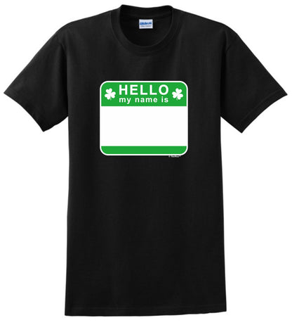 front of shirt black