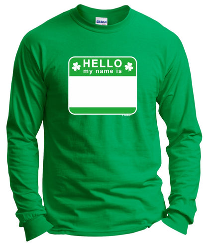 front of shirt green