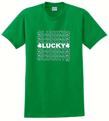 front of shirt green